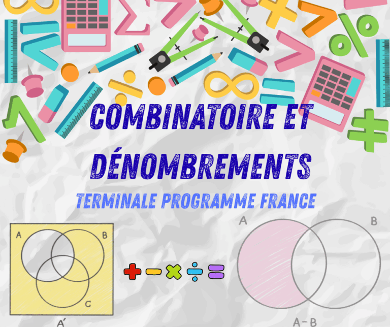 Combinatoire et dénombrements