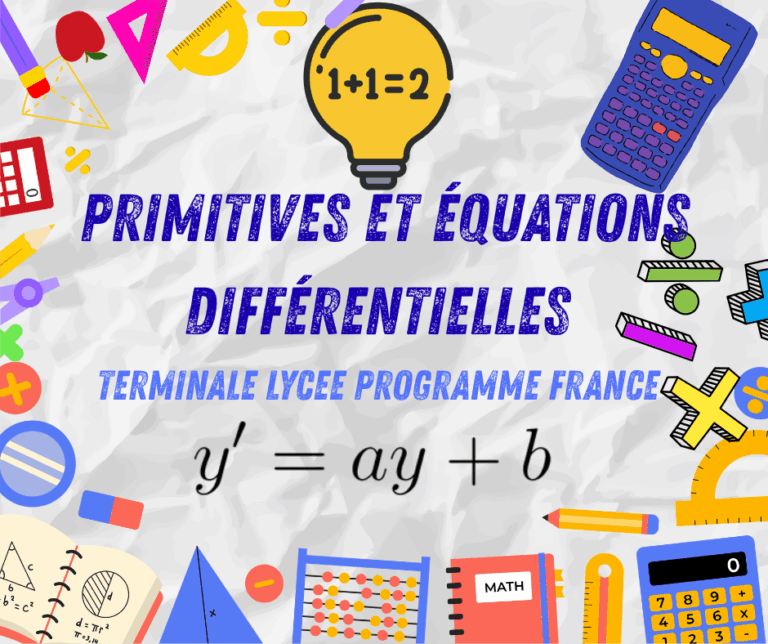 Primitives et équations différentielles