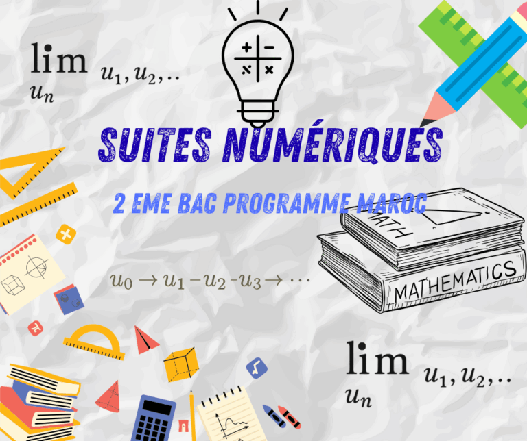 Les suites numériques 2 ème bac
