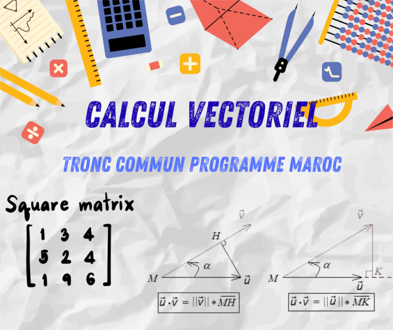 Calcul vectoriel